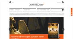 Desktop Screenshot of droemer-knaur.de